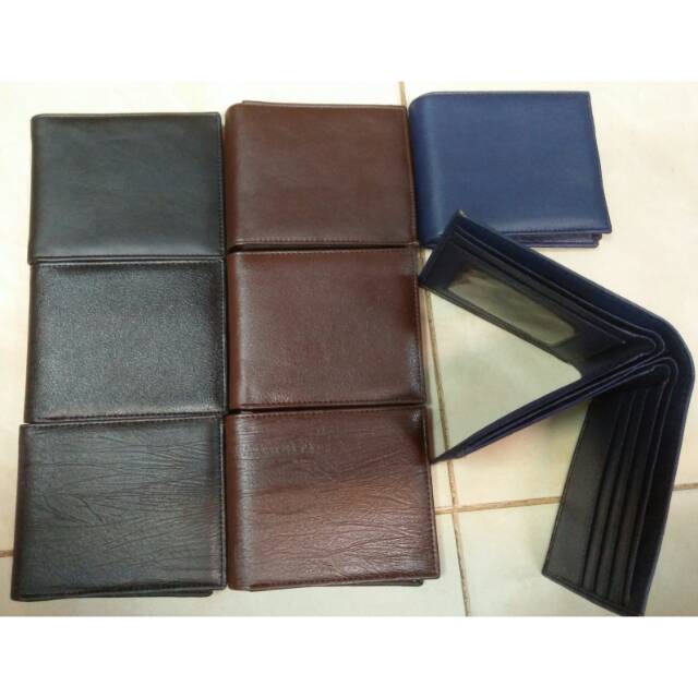 Dompet lipat pendek cowok 3D lokal