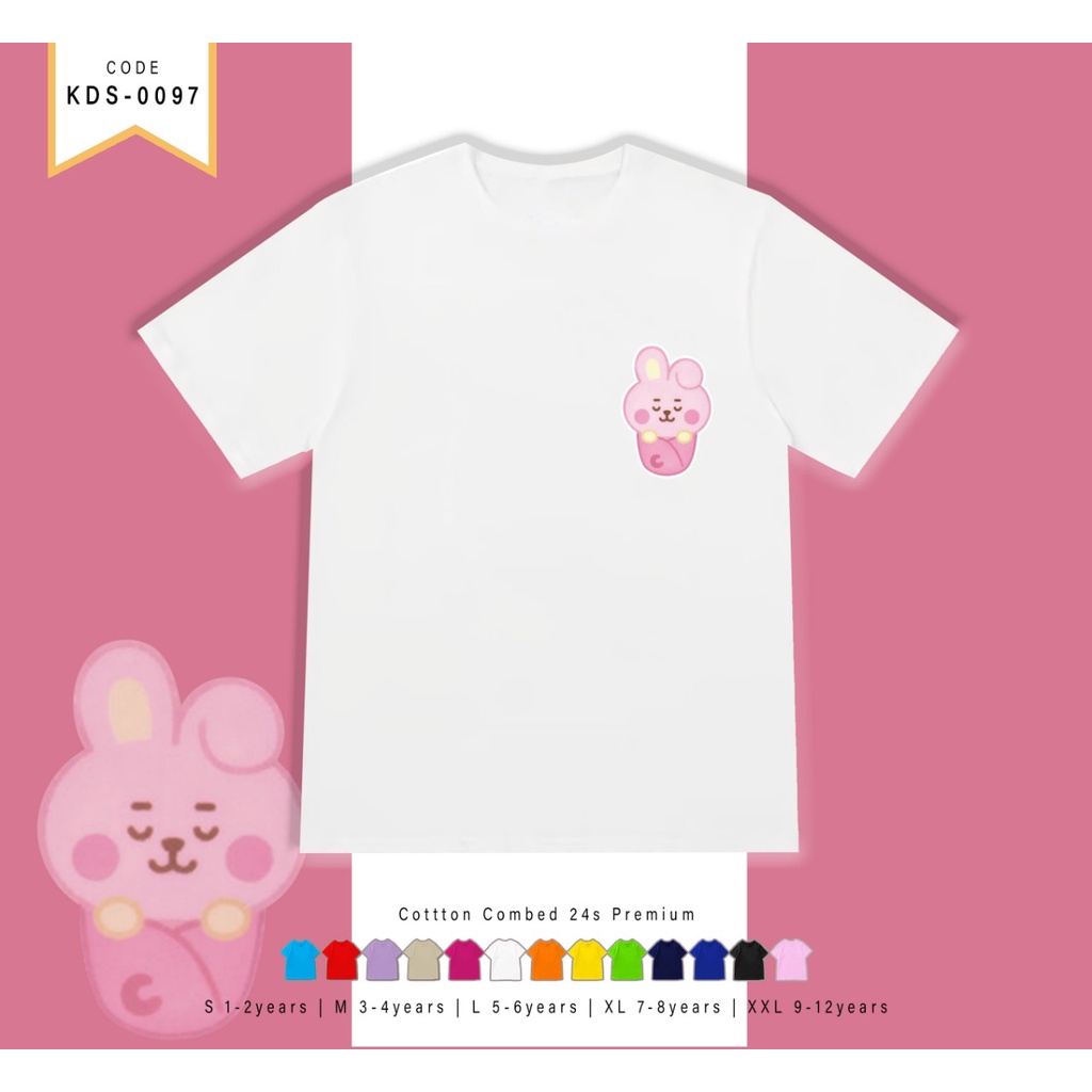 KAOS ATASAN ANAK ADEM DAN LEMBUT / TERIMA CUSTOM / BTT21 BABY SIDE TEMURAH / RESELLER WELCOME