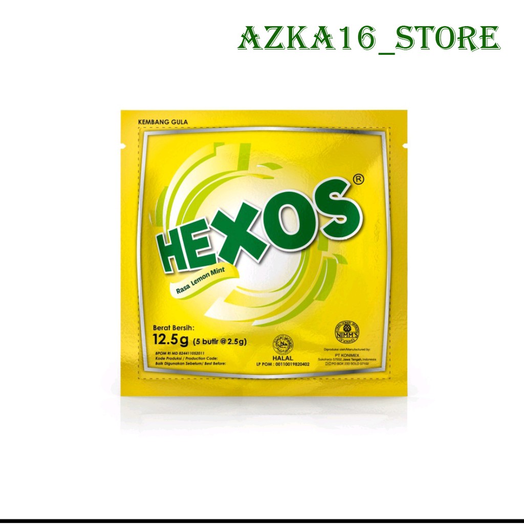 

HEXOS LEMON MINT PERMEN PELEGA TENGGOROKAN (harga perbox isi 50 sachet)