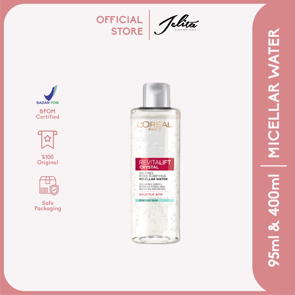 L'Oreal Revitalift Crystal Purifying Micellar Water For Oily Skin