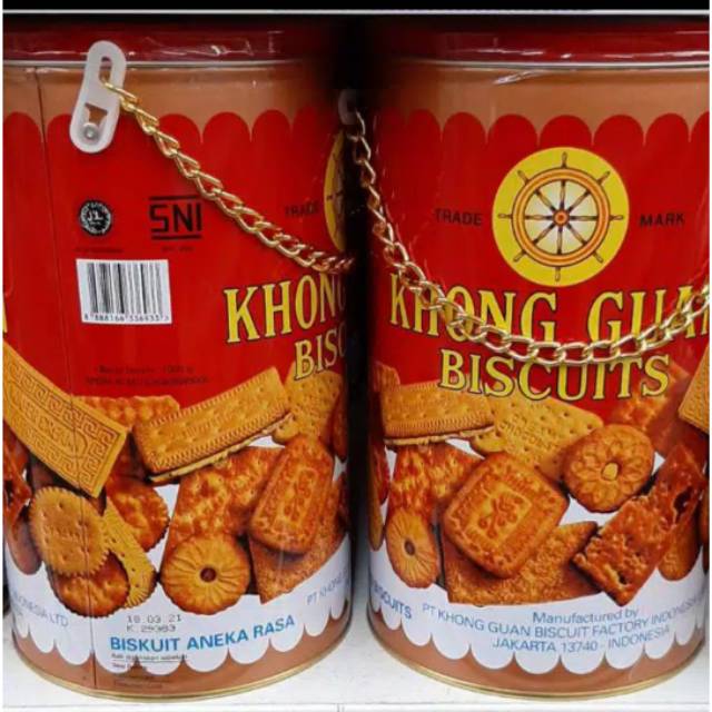 

Kualitas terbaik-murah-khong guan biscuits Assorted bulat kaleng 1000 gr.