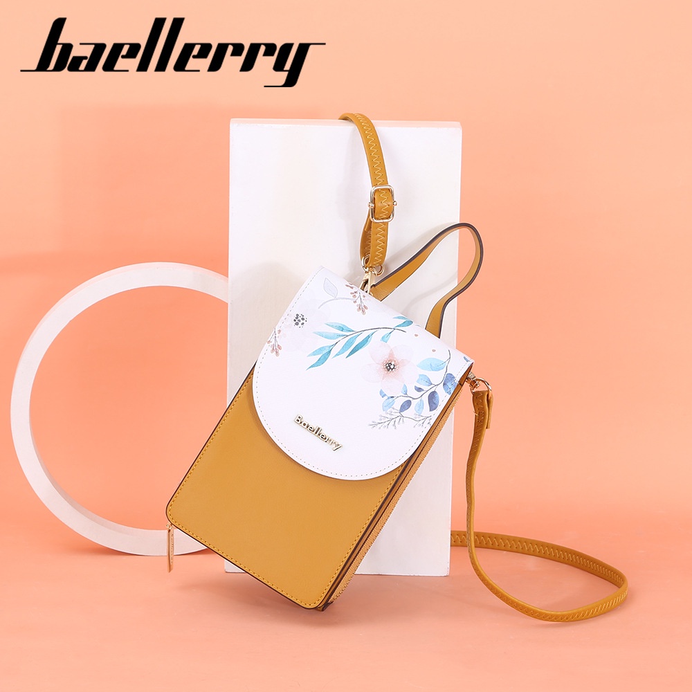 BAELLERRY N8621 Tas Selempang Wanita Tas Handphone Sling Bag PU Leather Premium WATCHKITE WKOS