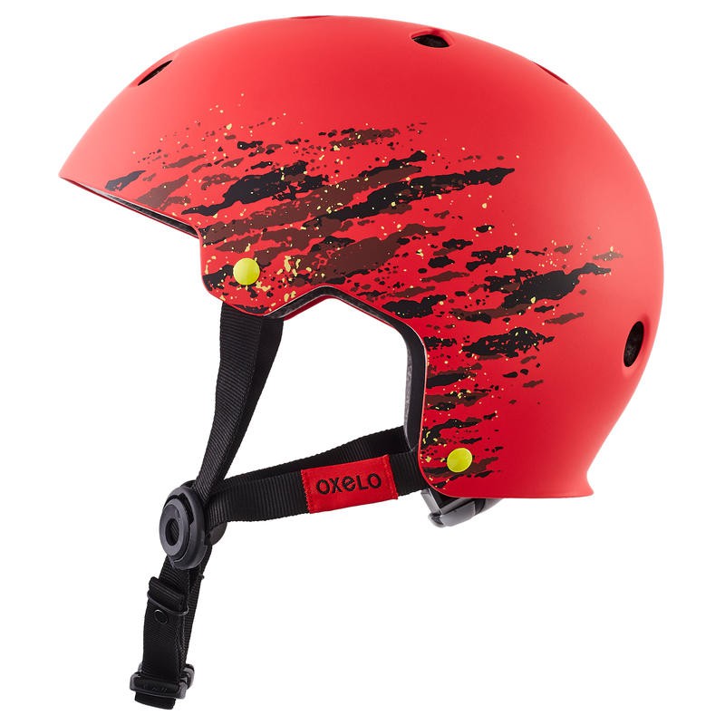 OXELO Play 7 Helm Sepatu Roda Skateboard Skuter Dewasa