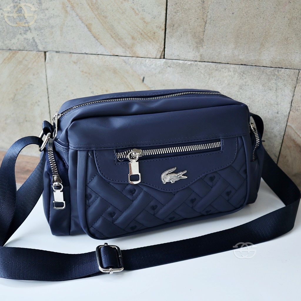 AKACI tas selempang wanita 4 ruang terbaru sling bag cewek korea nilon super AK6836 THR-5