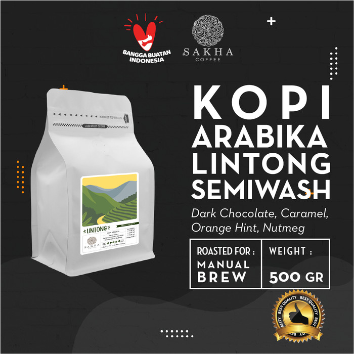 

Kopi Arabika Lintong Sumatra Roast For Manual Brew 500 Gr SAKHA COFFEE - KMLIN500