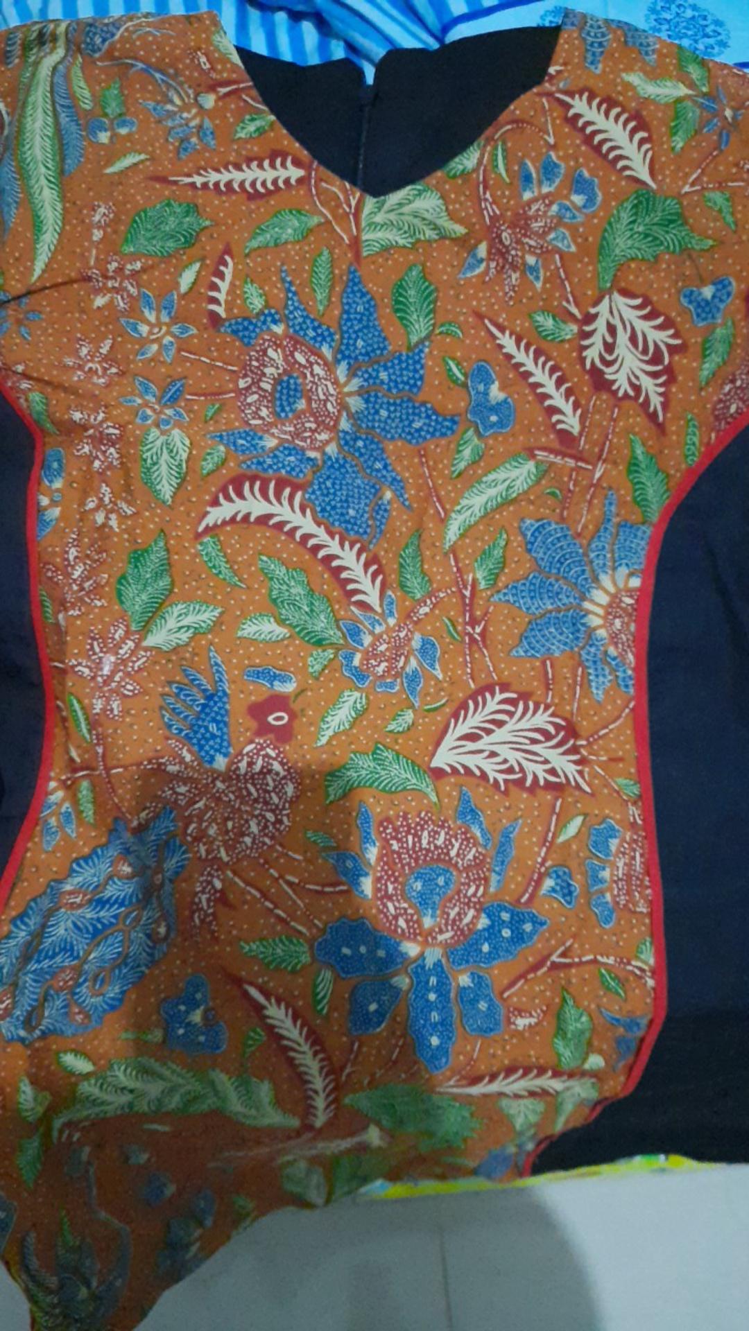 Batik Parisya - Jamilah Kuning B0003, Atasan Batik Wanita Modern