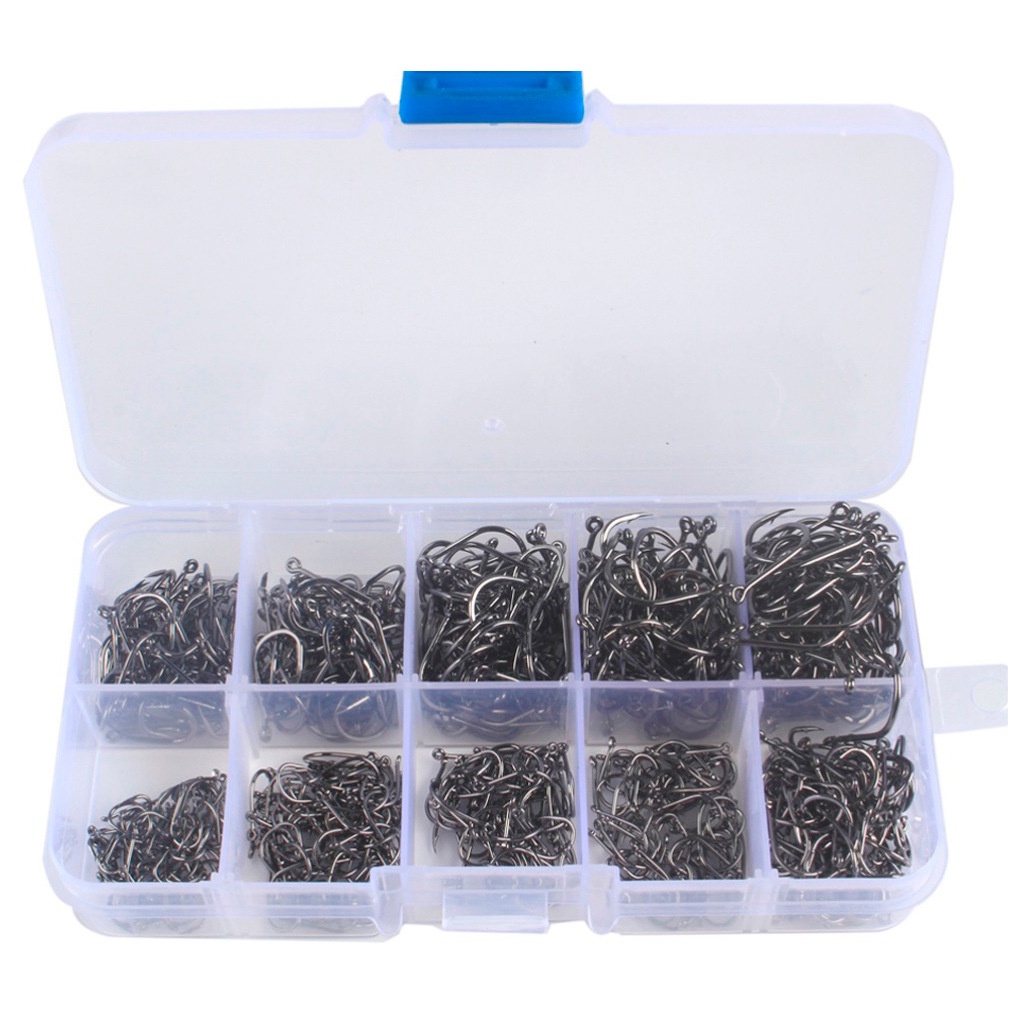 Kail Pancing Set 300pcs/Kail Pancing Carbon/Kail Pancing Bahan Baja Karbon Untuk Air Tawar/Laut