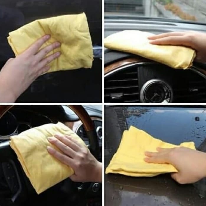 Lap Kanebo Tabung Jumbo - Lap Kanebo Clean Cham - Lap Kaca - Lap Mobil - Lap Serbaguna