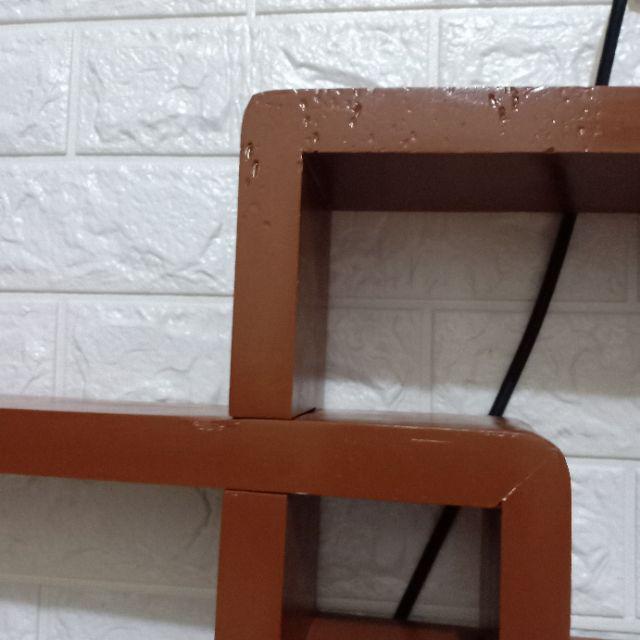 [bayar Di Tempat]rak Dinding Minimalis New Floating Shelves Rak Buku/rak Bunga/rak Miniatur Modern