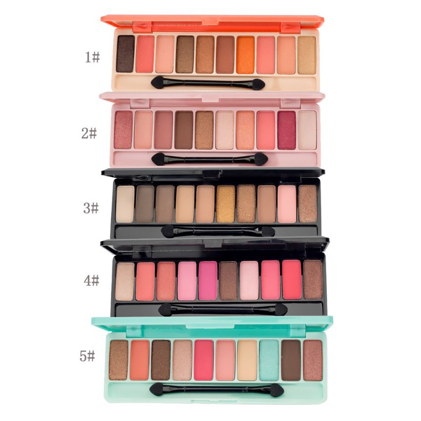 10 Warna Eyeshadow Lameila 10 Colour Palette Eyeshadow Play Color Eyes - Nude Color Eye shadow Termurah Make up / La Mei La Eyeshadow Palette / Eyeshadow Waterproof Tahan Air Tahan Lama / Eyeshadow Korea Lengkap Eyeshadow Murah Kosmetik Wanita Makeup