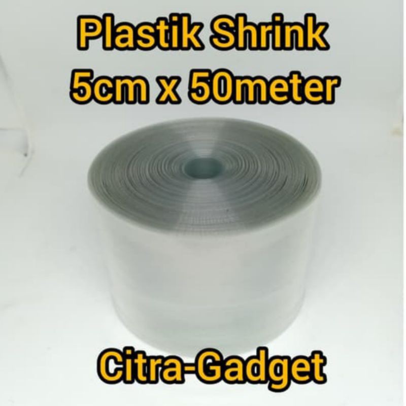 Plastik Shrink Plastik Segel 5cm x 50 meter