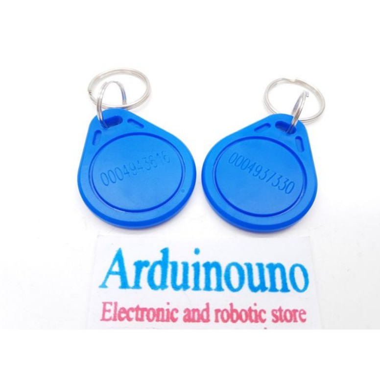 RFID 125KHz EM4100 TK4100 Proximity ID Token Tag Keyfob KeyChain Blue