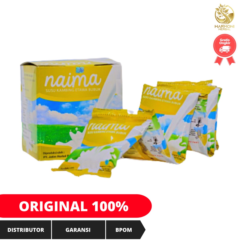 Susu Kambing Etawa NAIMA Bubuk Plus Propolis Bee Pollen Original BPOM