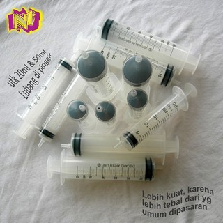 paket 5pcs suntikan  60 ml tanpa jarum  Spuit teknik 