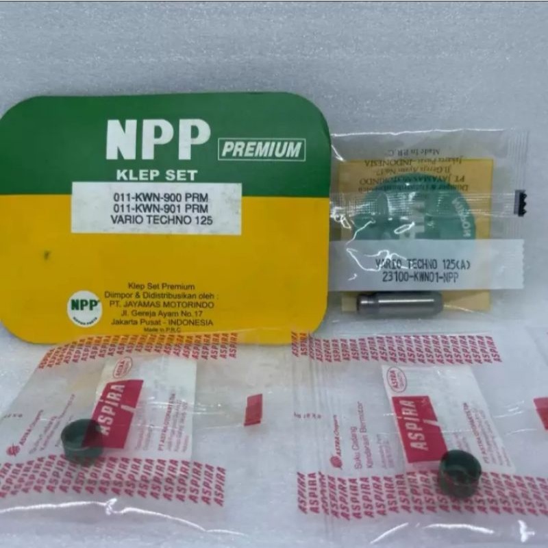 PAYUNG KLEP + BOSH KLEP + SEAL KLEP VARIO 125 NIPPON PART NPP