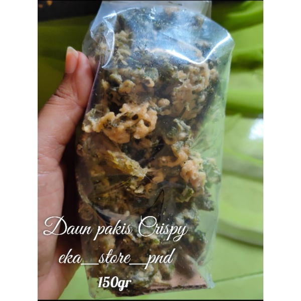

Daun pakis crispy keripik pakis oleh oleh khas pangandaran - snack pangandaran - cemilan - makanan ringan - oleh oleh pangandaran - pusat oleh oleh pangandaran - jajanan - snack - makanan - kerupuk pakis - pangandaran - makanan pangandaran