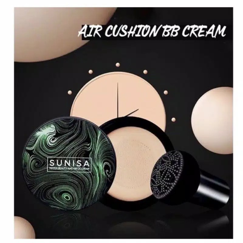 SUNISA MUSHROOM HEAD AIR CUSHION BB CREAM MOISTURIZING SUNISA DENGAN PELEMBAB