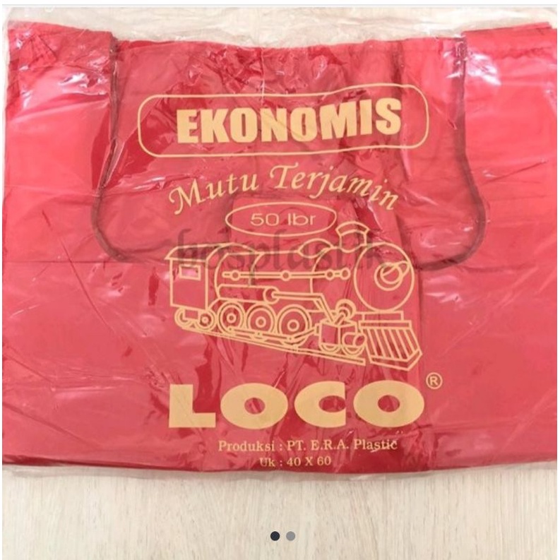 KANTONG LOCO MERAH EKONOMIS 40.SEBUNGKUS