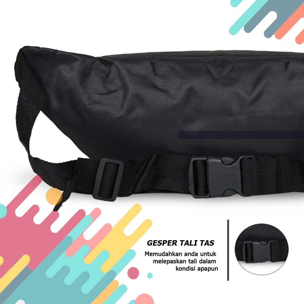 (COD) Tas Selempang Adidas WATERPROOF SPORT Waistbag Adidas Grosir Tas Slempang Pria wanita Murah