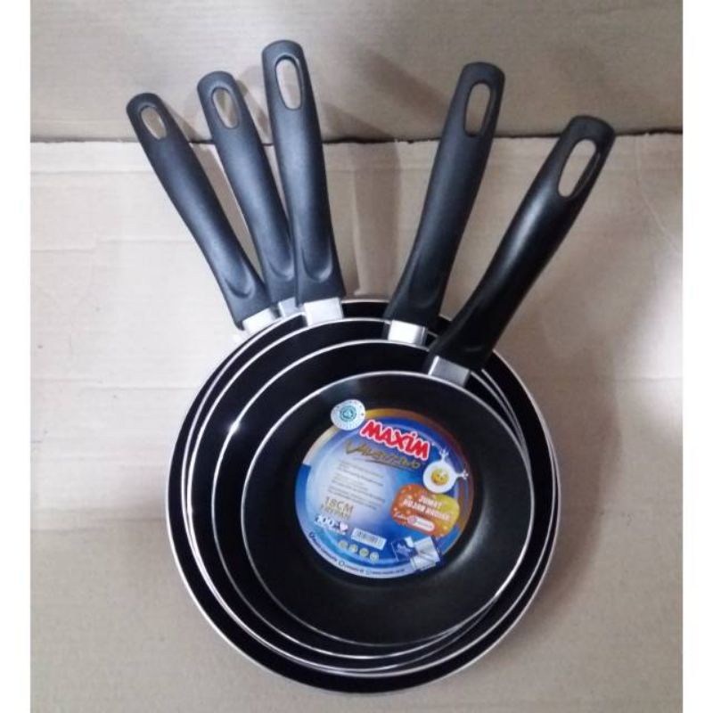 Maxim Valentino Frypan Anti Lengket/ Penggorengan Maxim Teflon Val18cm-26cm