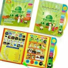 Mainan ebook muslim buku pintar anak dengan 4 bahasa edukasi anak-EBOOK