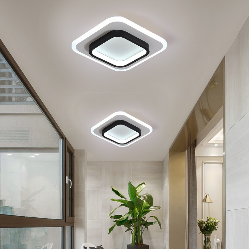 Lampu Plafon 3 Warna LED Ceiling Lamp Sederhana Modern Lorong Koridor Ruang Tamu Balkon Lampu Gantung