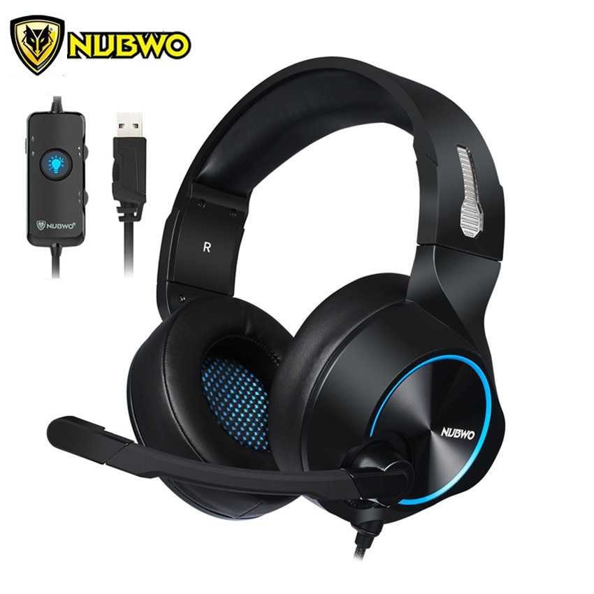 [FST] NUBWO Gaming Headphone Headset LED 7.1 Sound Channel with Mic - N11