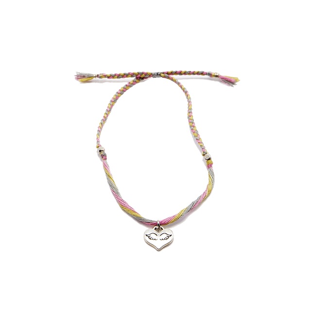 Allside Gelang Tali / Gelang Gypsy / Gelang Boho heart wings