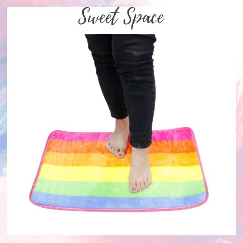 KESET LANTAI BULU TEBAL HALUS DAN LEMBUT MOTIF LUCU [SWEETSPACE]