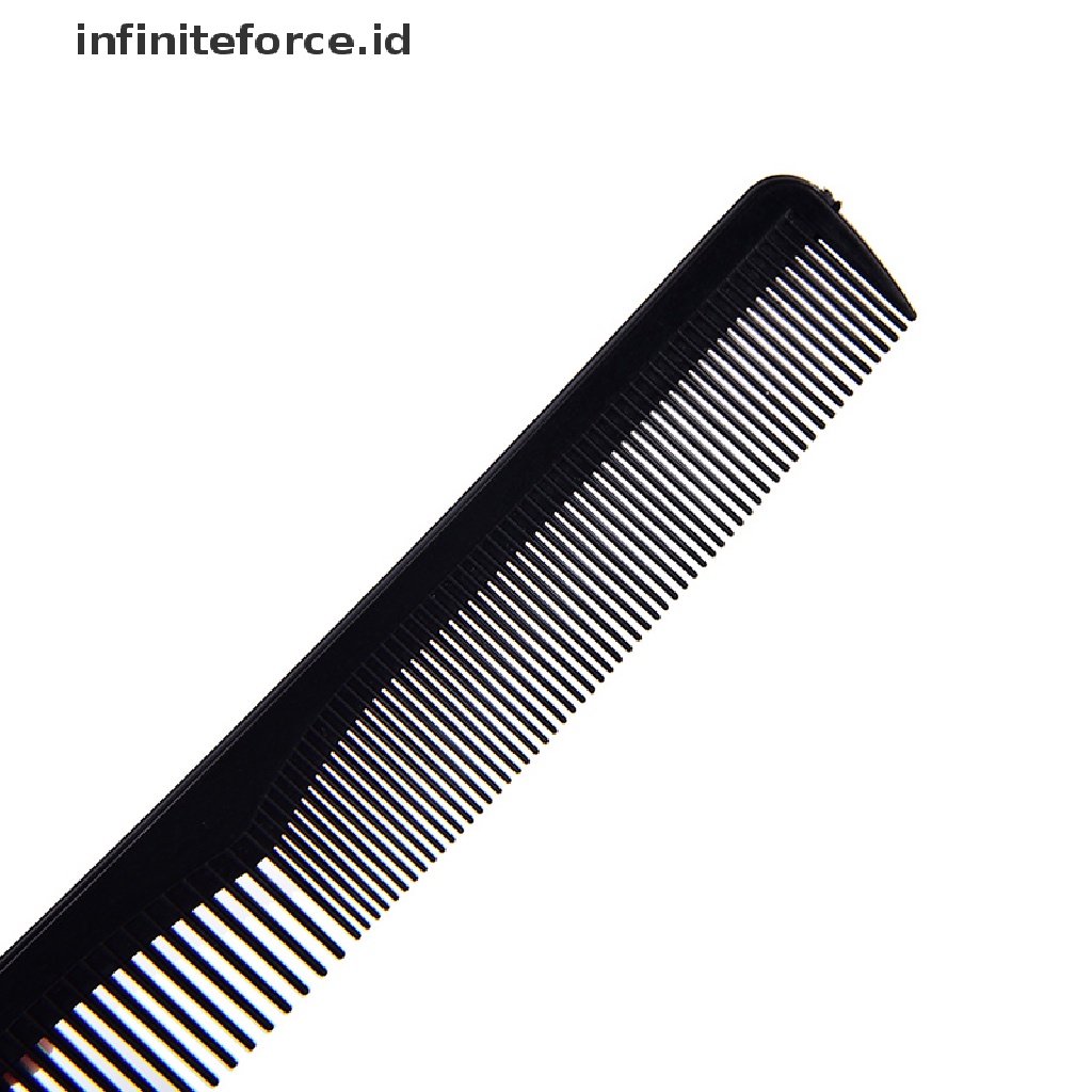 (infiniteforce.id) 5pcs / Set Sisir Gigi Rapat Anti Statis Bahan Plastik Untuk Potong Rambut / Salon