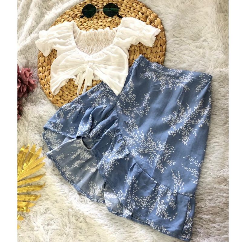 (ALOHA BAJU BALI ANAK VIRAL TIKTOK) 1 SET BAJU ANAK PEREMPUAN