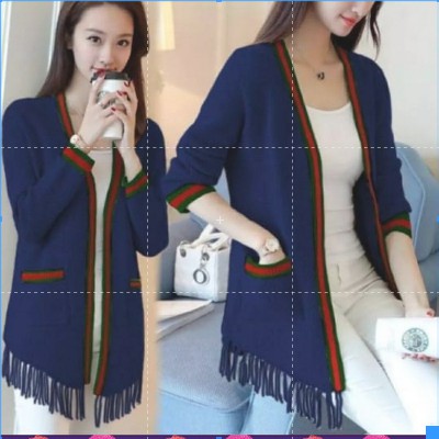 Kardigan Cardi Rumbai Stripe Outer