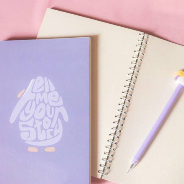 

PAPERPUH Notebook A5 - Notebook tellmeyourstory