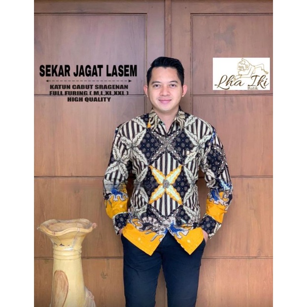 KEMEJA BATIK MOTIF SEKARJAGAT LASPEN