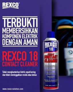 Rexco 18 Contact Cleaner / Pembersih Komponen Elektronik 220ml | Shopee