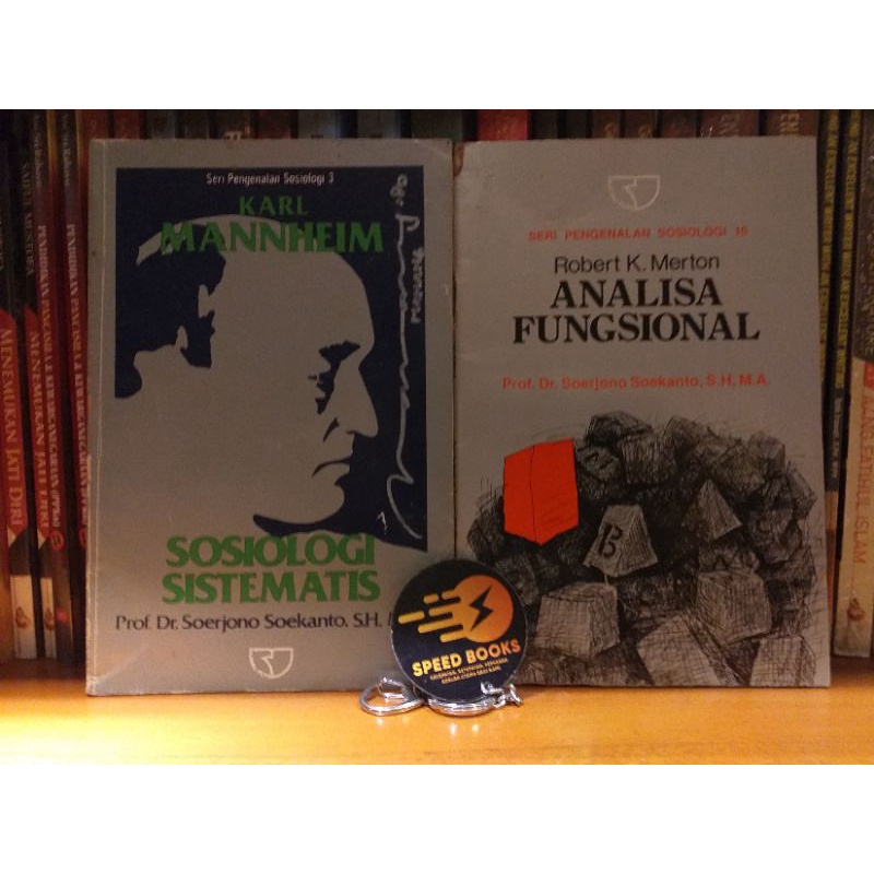 PAKET SOERJONO SOEKANTO SERI PENGENALAN SOSIOLOGI KARL MANNHEIM SOSIOLOGI SISTEMATIS ROBERT K MERTON