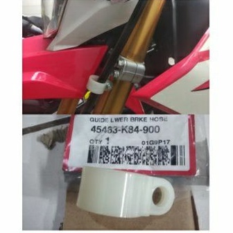 klem braket selang rem depan bawah crf150 45463K84900