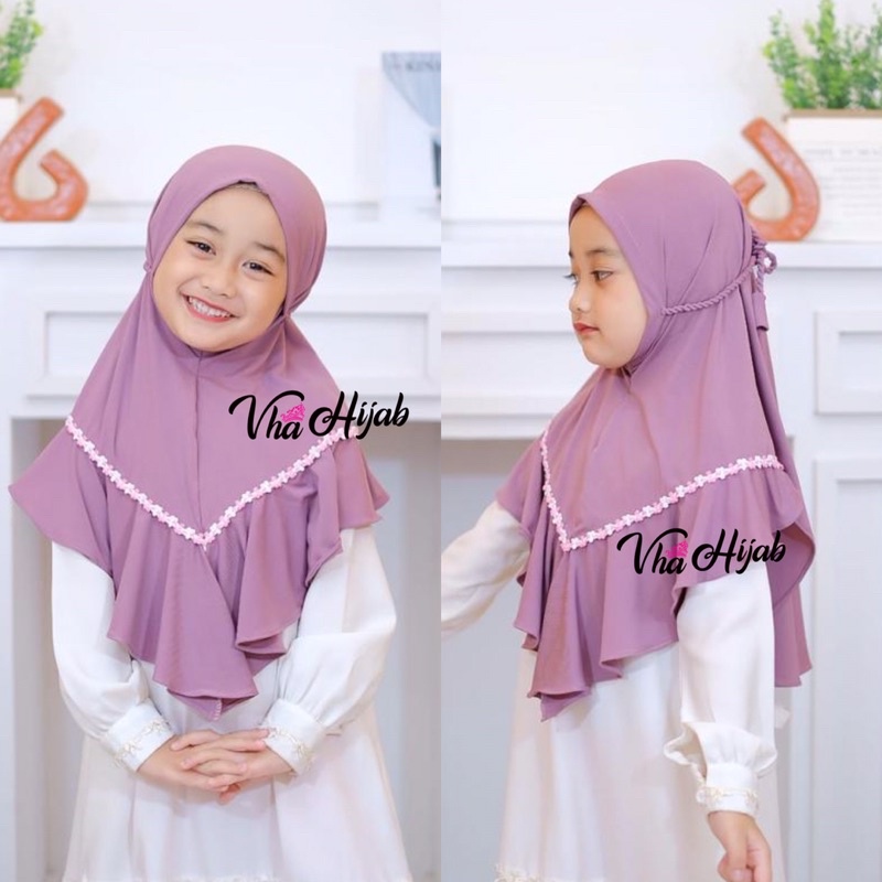 Hijab Anak kids VINDY BUNGA ROPEL