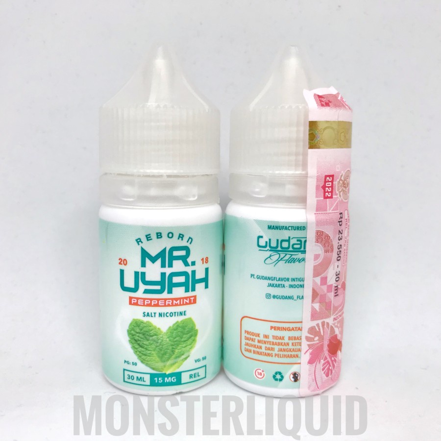 MR UYAH PEPPERMINT SALT 15MG 30ML