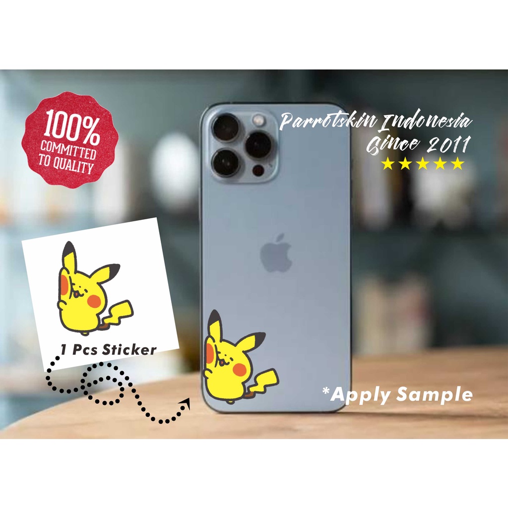 Sticker Pokemon Pikachu yuruto kawai HP iphone xiaomi oppo vivo dll