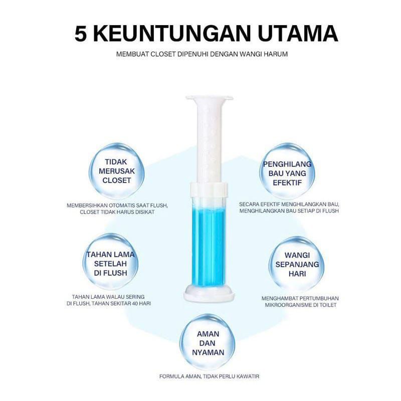 GEL PENGHARUM KLOSET WC - GEL PEMBERSIH TOILET (JAYA ACC)