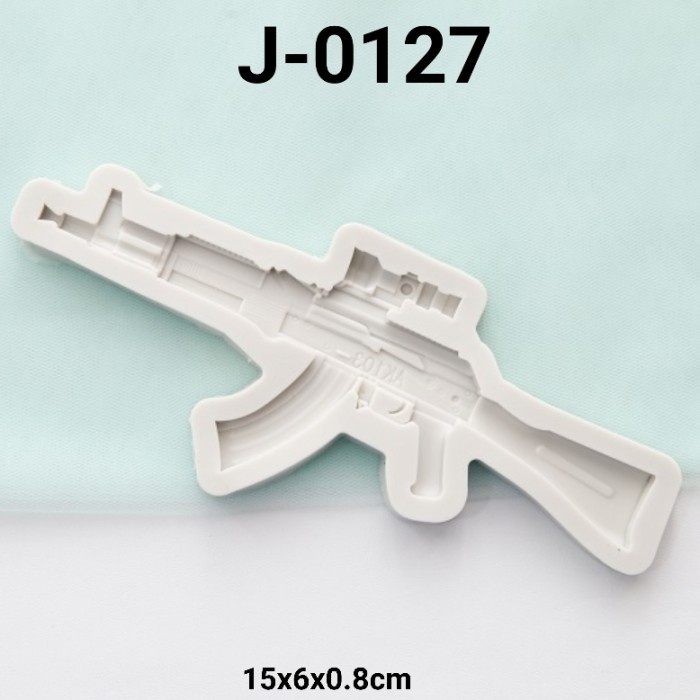 

J-0127 CETAKAN SILIKON COKLAT FONDANT PUDING PISTOL NERF GUN TEMBAKAN BERKUALITAS