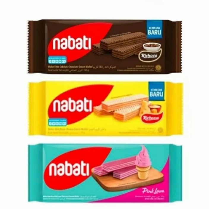 

RICHEESE NABATI WAFER 130 GRAM COKLAT KEJU LAVA