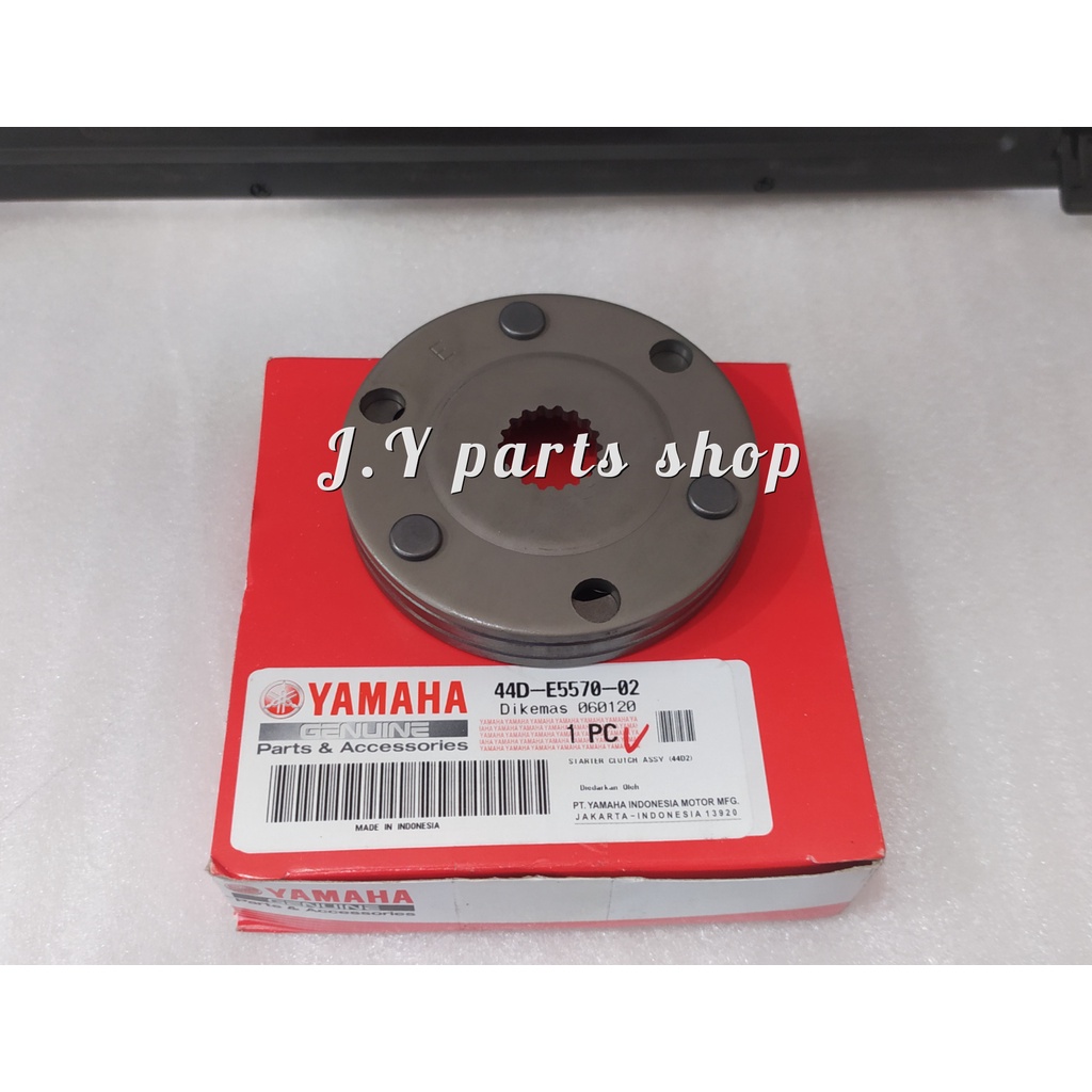 PLAT PELOR OTOMATIS STATER CLUTH ONE WAY ASSY XEON KARBU RC GT AEROX 125 ORIGINAL YGP 44D-E5570-02