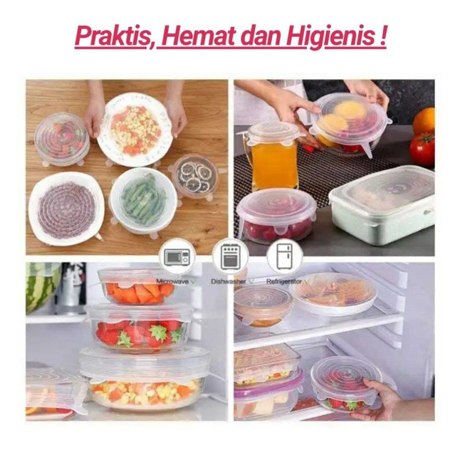 smart Food Cover Beli 1 set isi 6