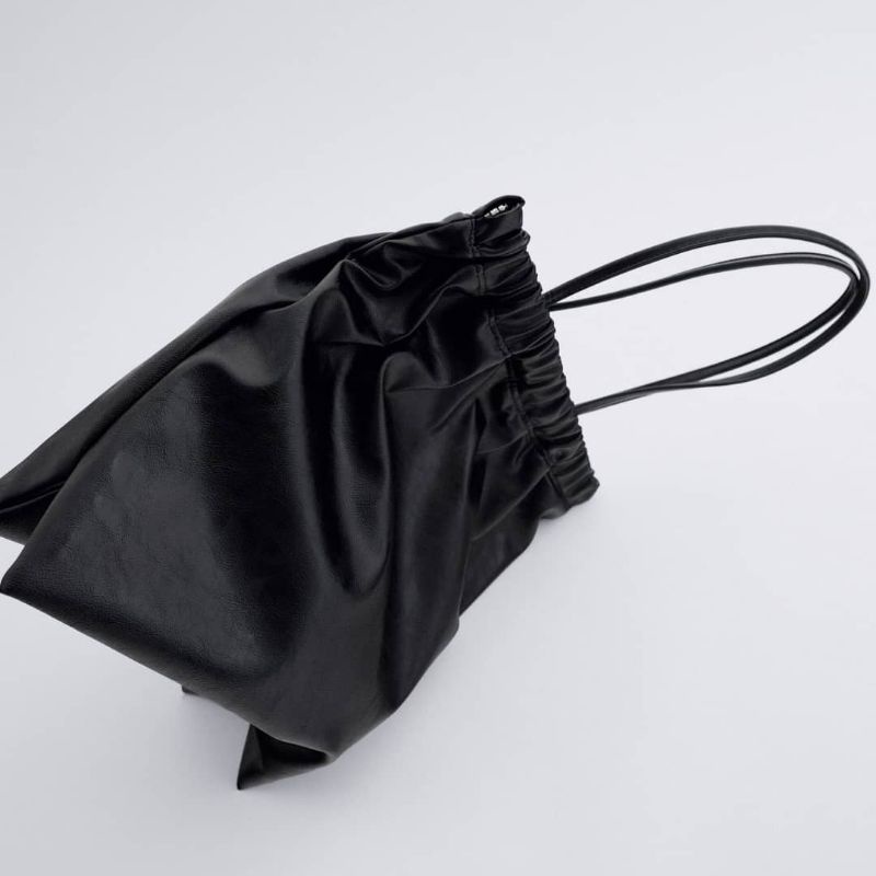 ZRA DRAWSTRING CLOSURE TOTE BAG