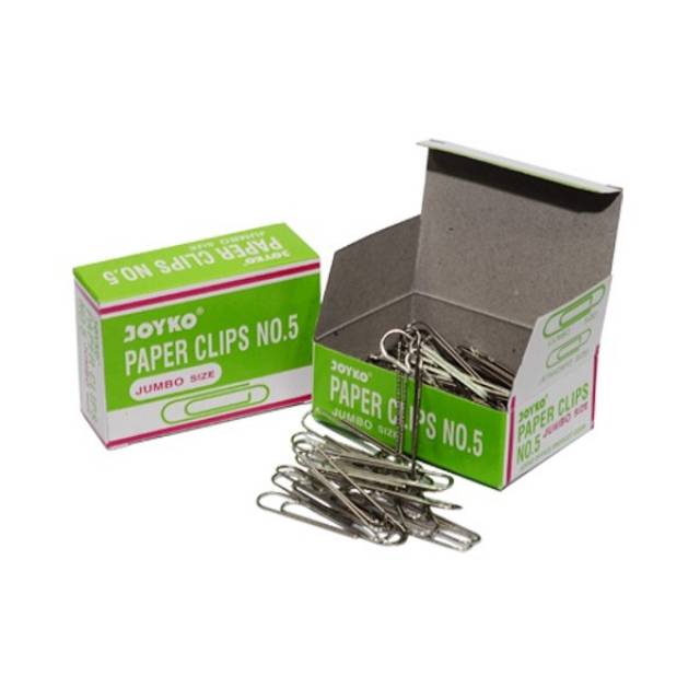 

Joyko Paper Clip Nomor 5 Isi 60 Pcs
