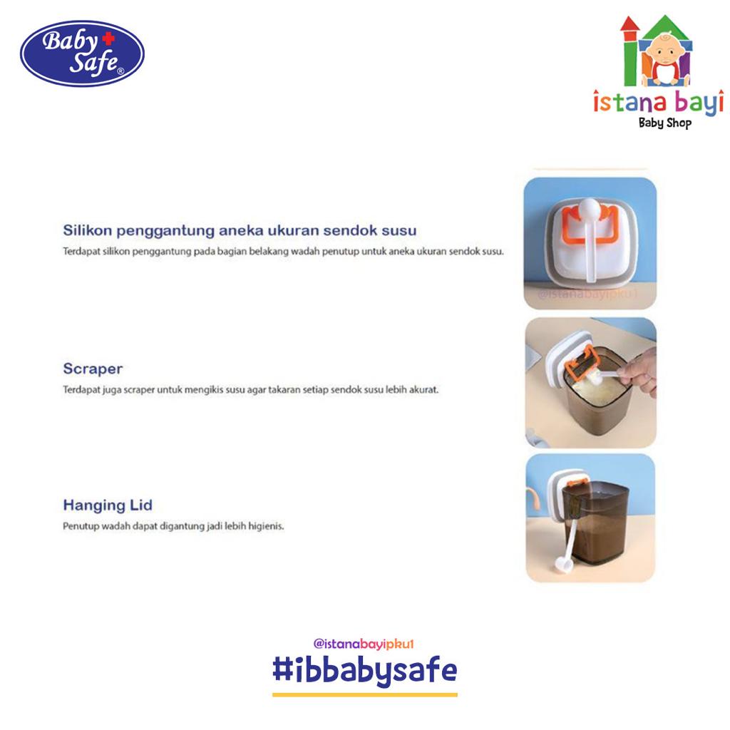 Baby Safe Premium Milk Container 700ml MC003 / wadah susu bubuk/tempat susu bayi