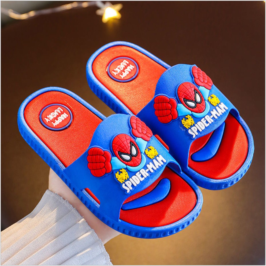 littlekiddoss Sendal sandal anak laki laki murah import selop superhero usia 1 - 12 tahun SH21104