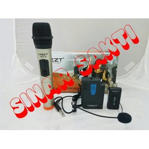 Murah Mic Wireless Krezt MU-2 ( Pegang + Headset )